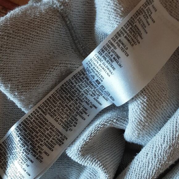 Uniqulo BASQUAIT Artist Grey Fleece Pocketed Hoodie XS - Picture 7 of 12